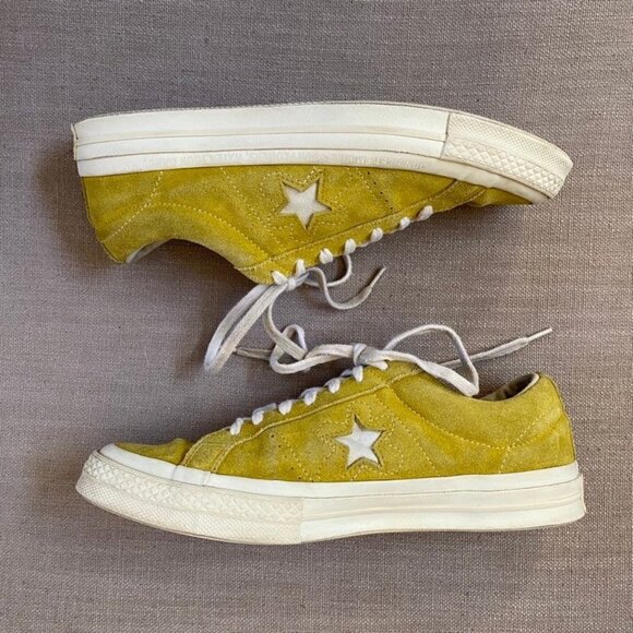 Converse One Star x Golf Le Fleur Sulphur 2017 Unisex Sneaker Mens size 8 Yellow - Picture 7 of 12